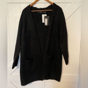 Vero Moda Black Wool Blend Cardigan Brand New With Tags Size Small